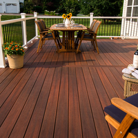 Vente en gros d'usine Planche de terrasse en bois composite WPC gaufrage profond Planche en plastique pour plancher composé WPC extérieur