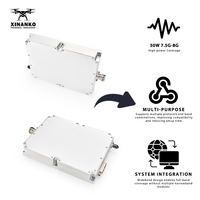 Module amplificateur RF hybride large bande 50W 7500-8000MHz anti-drone, dispositif de surveillance de transmission RF anti-UAV pour la sécurité des installations