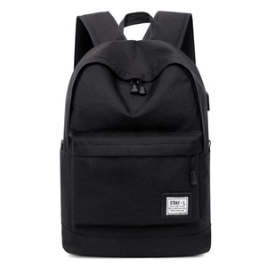 Sac à dos Oxford de luxe unisexe STRAY + L, design minimaliste, souple, 20-37L, usage quotidien avec fermeture éclair et à fermoir, et patchs - Product Image 1