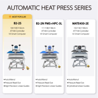 Presse à chaud industrielle double station 40x50cm avec navette automatique pour production à haut volume