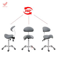 ANTLUPLUS Tabouret dentaire ergonomique de type selle pour clinique, chaise de dentiste, mobilier hospitalier, tabouret ophtalmique