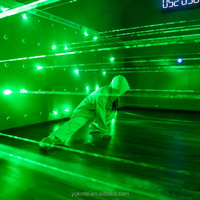Ensemble de jeu de défi interactif en silicone et plastique pour labyrinthe laser d'intérieur, incluant un dispositif mobile d'évitement laser et un logiciel