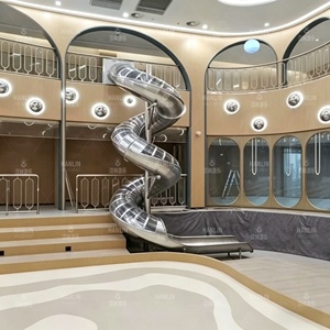 <span class=keywords><strong>Toboggan</strong></span> multifonctionnel en acier inoxydable pour enfants et adultes, idéal pour les jardins, les établissements scolaires, les résidences, les écoles publiques et les aéroports - Product Image 3