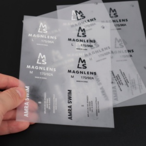 In nhãn truyền nhiệt nhãn tùy chỉnh logo của bạn truyền nhiệt may giặt nhãn cho quần áo - Product Image 3