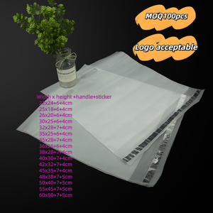 Tùy chỉnh PO HDPE bưu phẩm Satchel Poly gửi thư xử lý túi poly mail Catcher túi với xử lý - Product Image 2