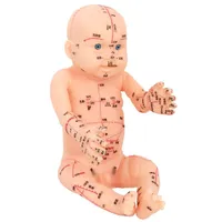Modèle de poupée d'entraînement au massage pour enfants, modèle de points d'acupuncture du corps entier, PVC réaliste, 50 cm, formation au massage pour bébés, maternité, enseignement