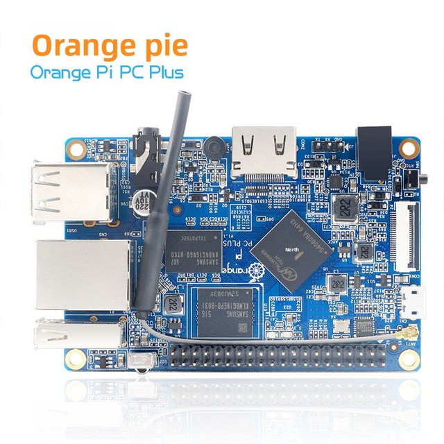 OrangePi PC Plus Development Board Allwinner H3 Chip Open-Source Programming Single-Board Computer