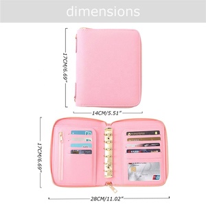 Yihe Tốt Nhất Bán Mềm Da Vàng Nhẫn A7 Dây Kéo Ví Loại Nhẫn Chất Kết Dính Thẻ Id Cửa Sổ Fly Lá Cá Nhân Đóng Gói Tùy Chọn - Product Image 4