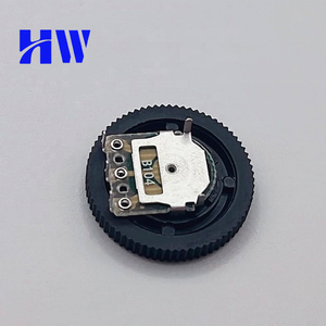 Potenciómetro de esfera de engranaje Horizontal de un solo pin de tamaño múltiple, Horizontal potenciómetro de esfera de engranaje, 50K, 10K, 1K, 20K, 2K, 5K, 100K - Product Image 4