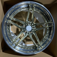 Jantes en alliage d'aluminium forgé 2 pièces, forme étoile, 5x120 5x130 6x139.7, compatibles avec Porsche Cayenne Cadillac Escalade Range Rover