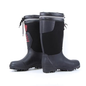 Bottes de ferme en caoutchouc et néoprène, étanche, antidérapantes, légères, pour hommes, en acier, pour la pêche, nouvelle collection, - Product Image 2