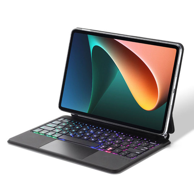 Laudtec Custom Language Keyboard Case for Xiaomi Pad 6/Pro 11 Wireless Backlit Trackpad Key Board Magnetic Folio Keyboards