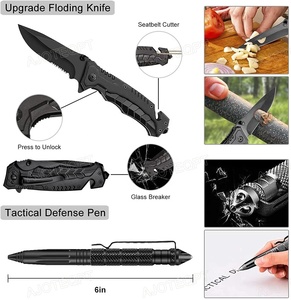 Wosai — outil de survie professionnel, équipement d'urgence, trousse de premiers secours, équipement pour les familles et le Camp de randonnée - Product Image 4