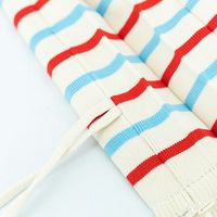 Damen Allround-Plissee-Tasche mit Kontrastfarben, Gestrickte Schulterhandtasche, Tragbare Organ-Tasche mit Diagonaler Kreuzfaltung