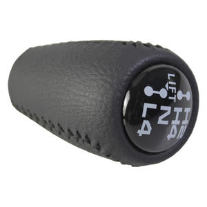 Ensemble de pommeaux de levier de vitesse en cuir Toyota, noir, ergonomique, pour boîte de vitesses manuelle, accessoire intérieur de remplacement - Product Image 4