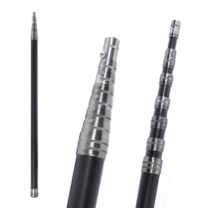 Perche <span class=keywords><strong>télescopique</strong></span> en fibre de carbone sur mesure de 6 m (8 sections) pour le nettoyage des fenêtres et des accessoires anti-poussière - Product Image 1