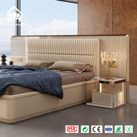 Luxuriöses Modernes Wohnmöbel-Set Kingsize-Hauptbett Kompletter Einzigartiger Anpassungsservice für Hochwertige Villen-Inneneinrichtung
