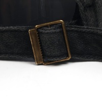 Op maat gemaakte vintage ongestructureerde gewassen katoenen petten in old school stijl, met aangepaste trouwdatum voor bruiloftpetten