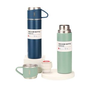 Promotion Couple Mug <b>Gift</b> Set Vacuum Flask Water Bottle Metal Thermos Cup Set for Sale - Product Image 2
