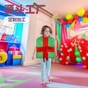 Costume de Noël en éponge pour enfants, déguisement pour fête et jeu de rôle - Product Image 1