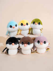 Lindos Colgantes de Peluche de Pájaros con Cordón, Hechos de Tela Suave en 6 Colores, Perfectos para Decorar Bolsos <span class=keywords><strong>y</strong></span> como Regalos Encantadores para Todas las Edades - Product Image 2