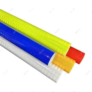 Hot Selling Micro Prismatic Self Adhesive Engineer Grade EGP Safety Yellow Roll Reflective Sheeting For Road Signs