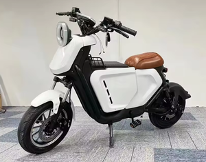 Scooter Eléctrico de Alta Velocidad Estilo UB, Bicicleta Eléctrica Urbana con Asiento de Cuero Retro para Desplazamientos Diarios, Motocicleta Urbana para Adultos - Product Image 1