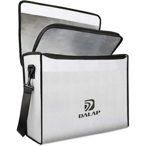 Sac ignifuge pour documents, boîtes de sécurité isothermes pour entreprises, grand sac ignifuge avec fermeture éclair verrouillable, coffres-forts domestiques, sac à argent - Product Image 1