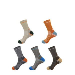 <span class=keywords><strong>Chaussettes</strong></span> <span class=keywords><strong>de</strong></span> randonnée personnalisables en laine mérinos, chaudes, respirantes, pour la montagne et le trekking, avec bord antidérapant, longueur mi-mollet - Product Image 4