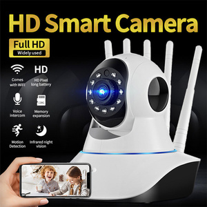 Full HD 3MP V380 Pro Moniteur pour bébé intelligent Réseau Wifi Système radio bidirectionnel Alarme vocale Image Push Digital Drone Caméra de sécurité - Product Image 2