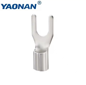 Bornes à fourche non isolées Cosses <span class=keywords><strong>de</strong></span> câble en cuivre nu <span class=keywords><strong>de</strong></span> haute pureté pour le câblage automobile, les connexions électriques industrielles - Product Image 5