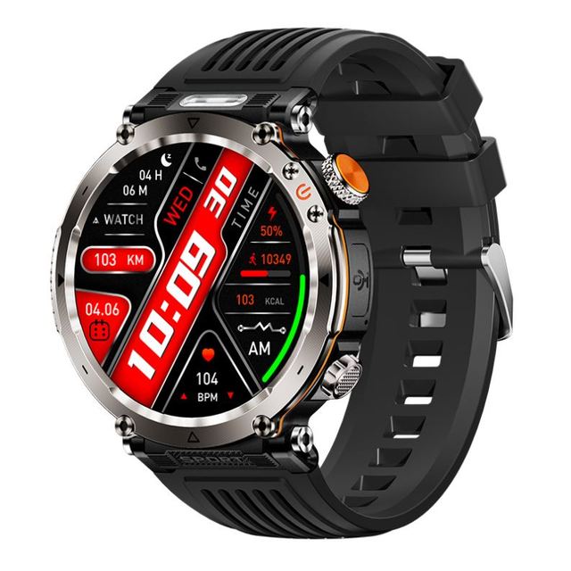ERON New HT30 Smart Watch 1.7 Inch IPS Screen 600mAh Battery IP68 Waterproof Heart Rate Health Monitoring Sports Smartwatch