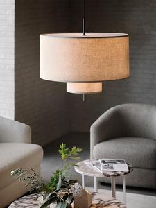 Lámpara Colgante Redonda de Cristal Dorado, E26 LED 3500K, Luz Blanca Cálida Suave, Pantalla de Tambor, Altura Ajustable, Diseño para Montar en Sala de Estar - Product Image 5