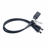 Câble de déclenchement USB-C femelle PD/QC, adaptateur d'alimentation répartiteur 9V/12V DC 5521