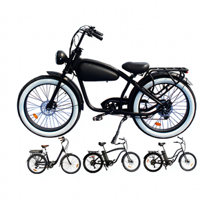 Vélo électrique hybride City <span class=keywords><strong>Coco</strong></span> à gros pneus de 26x4 pouces, vélo électrique vintage de 500W, vente en gros - Product Image 1