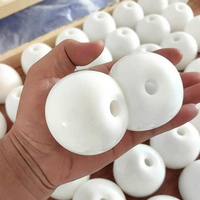 Balle vide ronde transparente DIY en TPR unisexe pour soulager l'anxiété et le stress, jouet de décompression, conteneur pour balle à eau