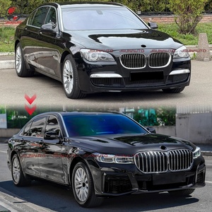 Kit carrosserie de conversion pour BMW F02 730 : pare-chocs avant et arrière, phares, capot, style M760, pour Série 7 F01 740 Facelift 2009-2014, <span class=keywords><strong>2022</strong></span> - Product Image 3