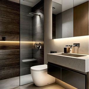 Factory Customized Wholesale Hotel Home <b>Wall</b> Mounted Bathroom Cabinets Dressing <b>Tables</b> and Mirror Cabinets - Product Image 3