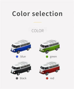 New Arrival xách tay màu xanh răng âm thanh xe buýt Xe mô hình loa không dây <span class=keywords><strong>USB</strong></span> Máy nghe nhạc loa âm nhạc BT bên ngoài trời xe Loa - Product Image 3