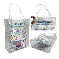 Sac fourre-tout en PVC recyclable imprimé sur mesure Longli, imperméable, transparent, pour le shopping, pochette Mylar autoportante, tendance, vente en gros