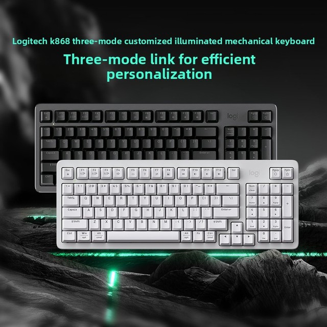 Ling Inkstone Series K868 Wireless Three-Mode Customizable Full Size Programmable Private Mold Mechanical Keyboard for Gaming