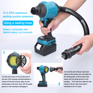 Souffleur de jardin professionnel sans fil portable 18V, aspirateur de feuilles et de voiture - Product Image 3