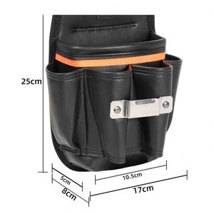 Multifunctional Promotional Hot Selling Wholesale Suede Leather Tool Belt Pouch Bag - Product Image 6