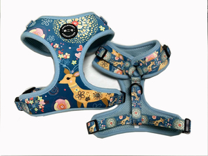 Arnés de terciopelo personalizado para perro, diseño de sublimación, Collar de perro, Correa con lazo, Impresión de transferencia térmica de terciopelo, novedad de Navidad - Product Image 2