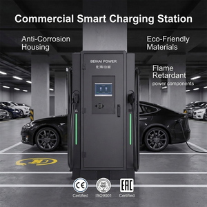 Borne de Recharge Électrique Extérieure Étanche 240kW Double Connecteur Triphasé 380V Rapide avec Lecteurs de Cartes RFID - Product Image 2