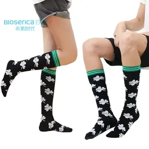 Bioserica Era women wholesale long knee high sock cotton sock knee high custom socks unisex