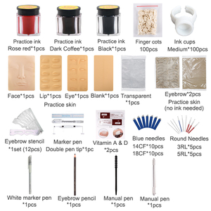 L <span class=keywords><strong>Kit</strong></span> <span class=keywords><strong>Microblading</strong></span> <span class=keywords><strong>Professionnel</strong></span> pour le Maquillage Permanent De Lèvre de Sourcil de Stylo De Broderie Aiguille Pigment Tasses Ensemble D'accessoires pour Débutant - Product Image 5