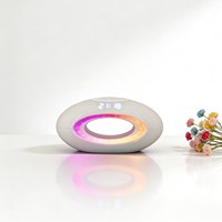 Machine à bruit blanc DIY multifonctionnelle avec réveil, veilleuse d'ambiance colorée, dispositif de décoration artistique, lampe portable pour thérapie du sommeil