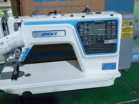 JOCKY JK-ES86T machine à coudre informatisée à point noué servomoteur pas à pas à aiguille unique tondeuse automatique industrielle à grande vitesse pour vêtements