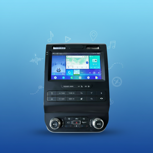 Estéreo para Auto con Ahorro de Energía, Pantalla Táctil Capacitiva IPS, CarPlay, Android Auto, GPS para Ford F150 2015-2021 - Product Image 1